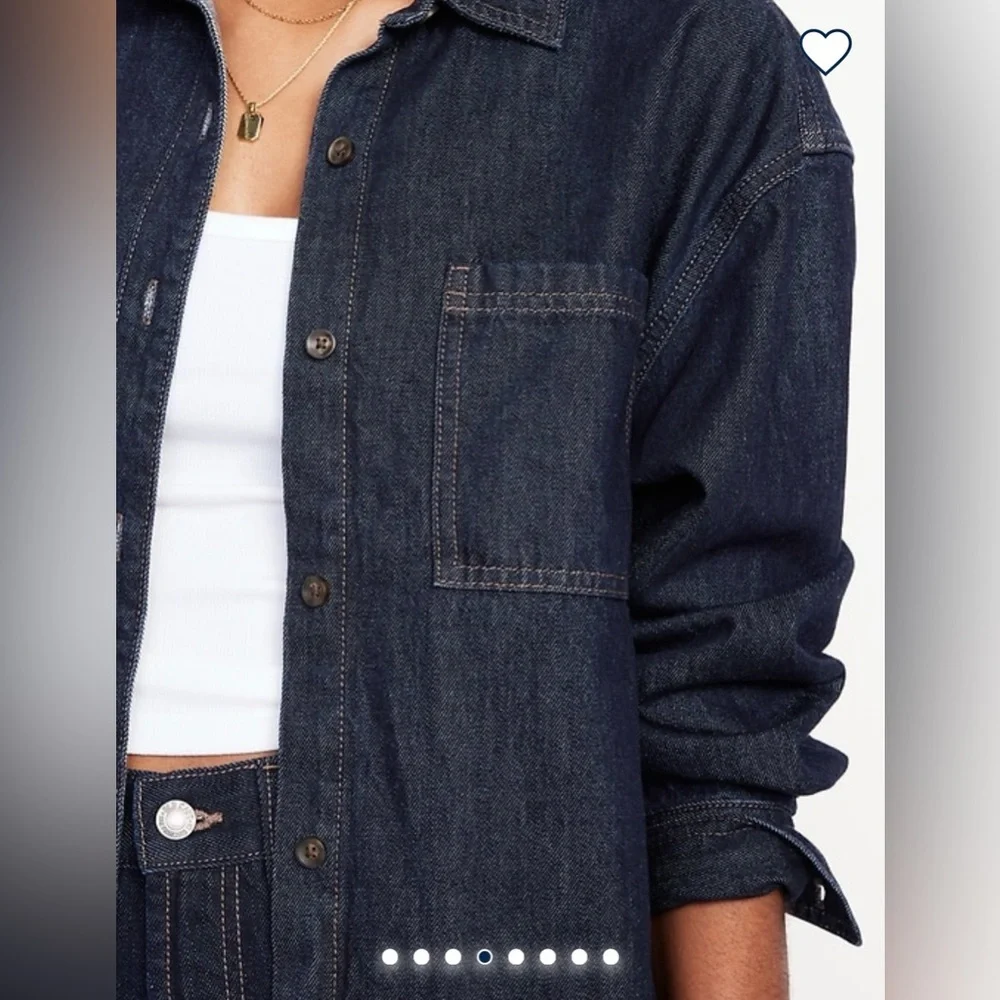 Old Navy Denim Top - Picture 3 of 6